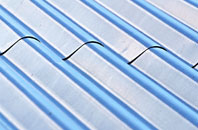 Over Worton corrugated roofing